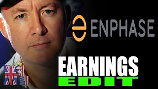 ENPH STOCK - Enphase EARNINGS - TRADING & INVESTING - Martyn Lucas Investor @MartynLucas