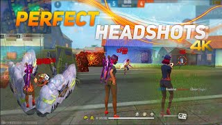 [FREE FIRE Highlights #13 4K 60FPS] HOW TO BE A PRO PLAYER IN FREE FIRE | BEST ONE TAP HEADSHOTS