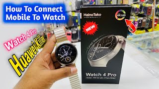 HainoTeko RW-32 Watch 4 Pro😱 Curved Glass / AMOLED Display / Unboxing Review