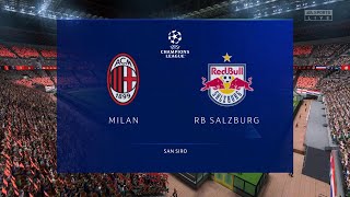 AC Milan vs Salzburg | San Siro | 2022-23 UEFA Champions League | FIFA 23