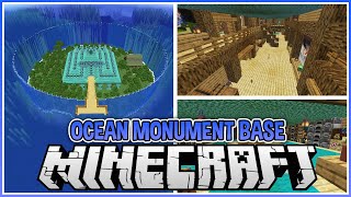 Turning a Minecraft Ocean Monument into a Base!