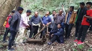 Nokrek  World War II Plane crash site. Route through Sakalgre.(1)