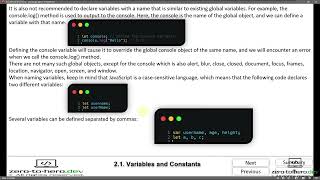 part 5 JS 2 1 Variables and Constants