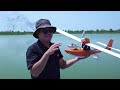 new rc balsa seaplane it not float it s flying boat 翌烁新机闪28独特的水上航模飞机测评