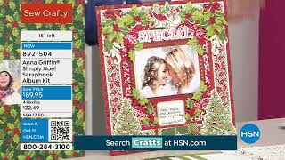 Anna Griffin Simply Noel  Scrapbook Album Kit