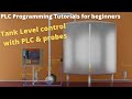 Water Tank level control with PLC || PLC Programming Tutorials for Beginners
