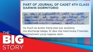 Journal of slain hazing victim Dormitorio sheds light on abuses inside PMA