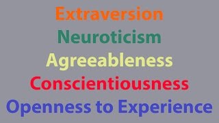 2017 Personality 14: Introduction to Traits/Psychometrics/The Big 5