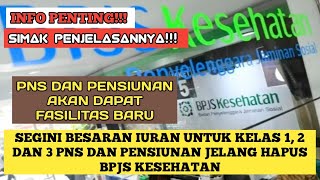 INFO PENTING!!! JELANG DIHAPUS SEGINI IURAN BPJS KESEHATAN KELAS 1, 2 DAN 3 PNS DAN PENSIUNAN