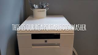 Using the RCA Portable Dishwasher