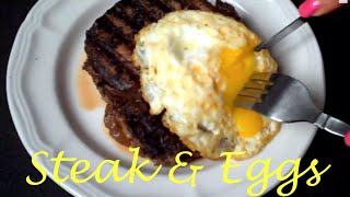 How to Make Easy Steak & Eggs - Breakfast/Brunch Recipe