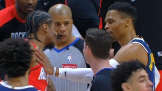 Russell westbrook has rockets bench laughing after jalen green wastraking trash 😂 || Nba Highlights