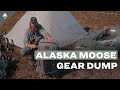 Ryan Lampers Alaska Moose Hunt Gear Dump