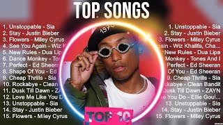 Download Mp3 Top Songs 2023 ~ Rihanna, Sia, Justin Bieber, Tones And I, Dua Lipa, Miley Cyrus, Maroon 5