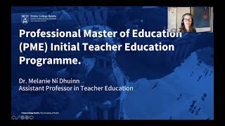 Study Professional Masters in Education (PME) at Trinity