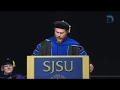 SJSU Davidson College 2019 Fall Commencement Speaker