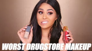 WORST DRUGSTORE MAKEUP 2017 | Roxette Arisa Drugstore Series
