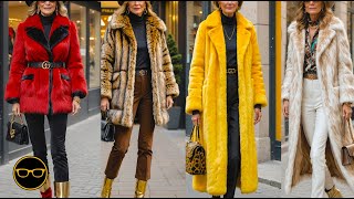 Italian Winter Christmas Street Fashion: What are People wearing during Winter Season in Milan Italy