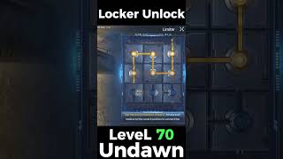 Undawn Level 70 Unlock Locker Mission Guide | Golden Desert Locker #undawn #shorts