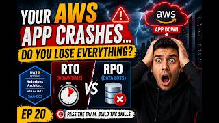 Your AWS App Crashes… Do You Lose Everything? (Disaster Recovery: RTO vs RPO) | SAA-C03 Ep 20