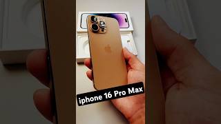 iPhone 16 Pro Max Unboxing 🔥First Look⚡ Quick Review #shorts #iphone16