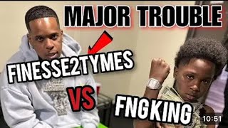 FINESSE2TYMES EXPOSÉD BY FNG KING BEEF WITH A 10 YEAR OLD SMH 🤦🏽💨