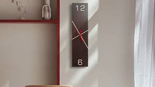 Warmly Life Newly Rectangle Clock Wall Decor Watch Interior Design