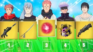 The *RANDOM* JUJUTSU KAISEN Challenge in Fortnite