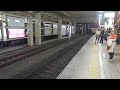 立川駅 下り貨物列車 通過