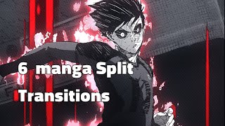 6 manga split transitions tutorial for alight motion.#alightmotiontutorial #alaightmotionedit