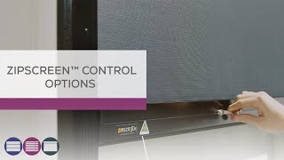 Zipscreen Control Options - Betta Blinds and Awnings