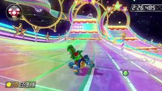 【MK8DX】Wii Rainbow Road - 2:34.877 (Shroomless)