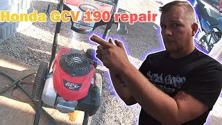 Honda GCV 190 how to clean and install carburetor.