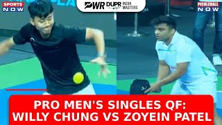 PWR DUPR India Masters 2024: Watch Pro Men's Singles QF | Zoyein Patel (IND) Vs Willy Chung (Taiwan)