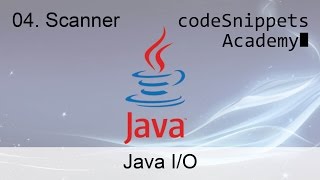 Java I/O 04. The Scanner class - reading from a file