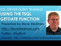 Using the TSQL GetDate Function