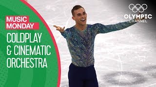 Adam Rippon performs to Coldplay & Cinematic Orchestra at PyeongChang 2018 | Mus