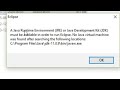 A Java Runtime Environment (JRE) or Java Development Kit must be available in order to run Eclipse.