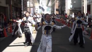 雷閃哮舞 まるがめ婆娑羅まつり 2015 08 23 浜町商店街