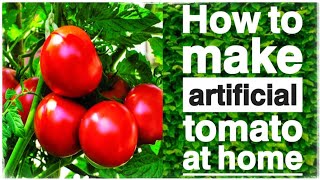 #crafttip artificial തക്കാളി 🍅ഇനി വീട്ടിൽ ഉണ്ടാക്കിയാലോ 😱😉... ന്റമ്മോ ഇത് ഇത്രയും എളുപ്പം ആർന്നോ 🙄🤔🤩