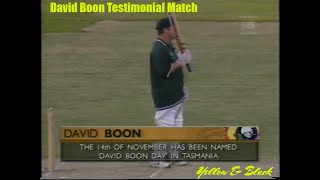 David Boon Testimonial Match 1996