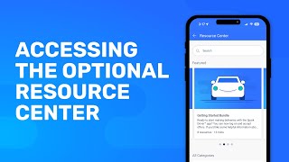 Accessing the Optional Resource Center