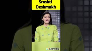 UPSC INTERVIEW facts and struggle by srushti deshmukh IAS || #motivation #shorts #upsc