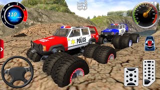 Juegos De Carros - Police Monster Truck Impossible Driver #1 - Car Extreme Racing Android Gameplay