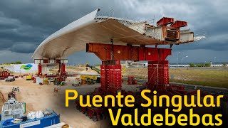 Colocación del Puente de Valdebebas - T4 Aeropuerto Barajas Timelapse | Ferrovial Construcción