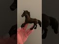 Schleich model horse repaint 2005 Friesian mare #horse #custom #repaint #schleich