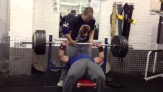 scott halliday 220kg raw bench