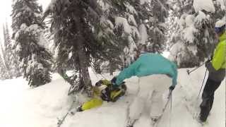 Ski crashes & comedy 2012