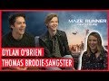 Dylan O'Brien makes reporter blush by interviewing her!