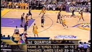 NBA經典.2002西區冠軍賽,國王vs湖人-Game 4.第一節精采片段Part 2